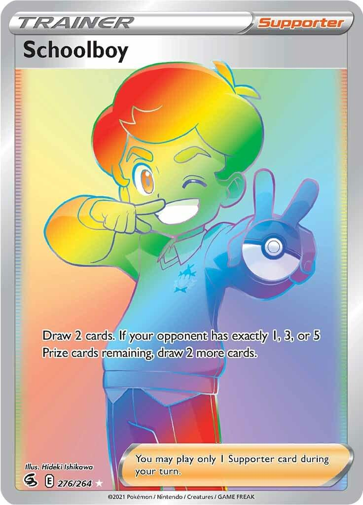 Schoolboy(276/264)  Fusion Strike Rainbow Rare FST
