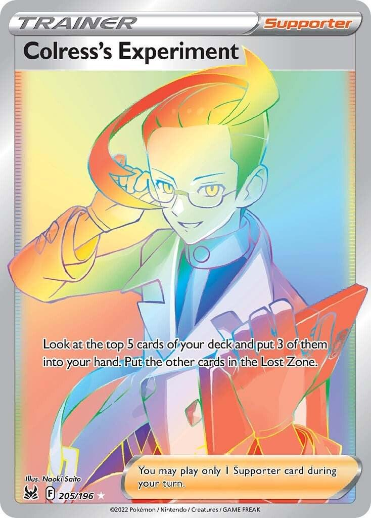 Colress's Experiment (205/196) Lost Origin Secret Rare