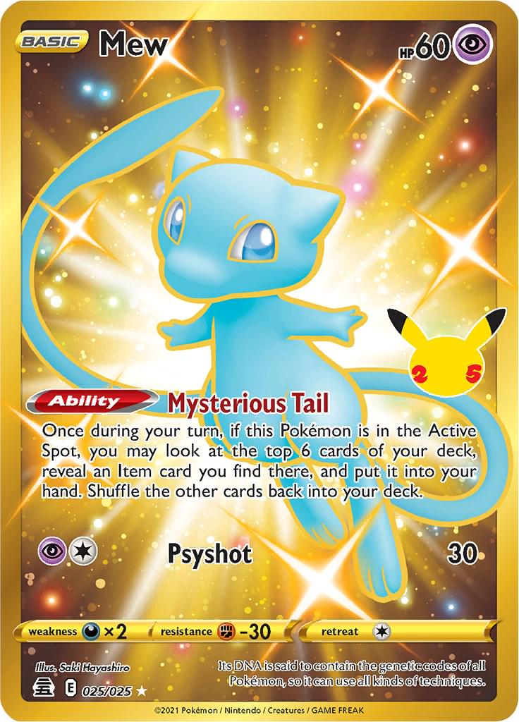 Mew (025/025) Pokemon Celebrations