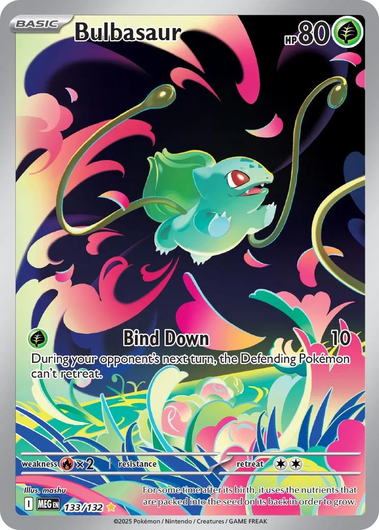 PSA 9 Bulbasaur (133/132) IR Mega Evolution