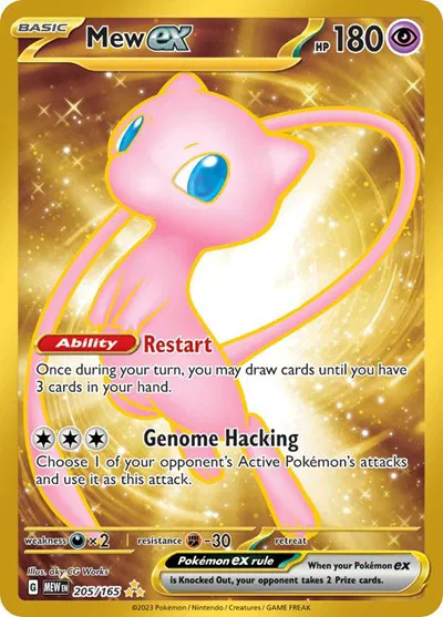 PSA 9 Mew Ex(205/165) HR 151