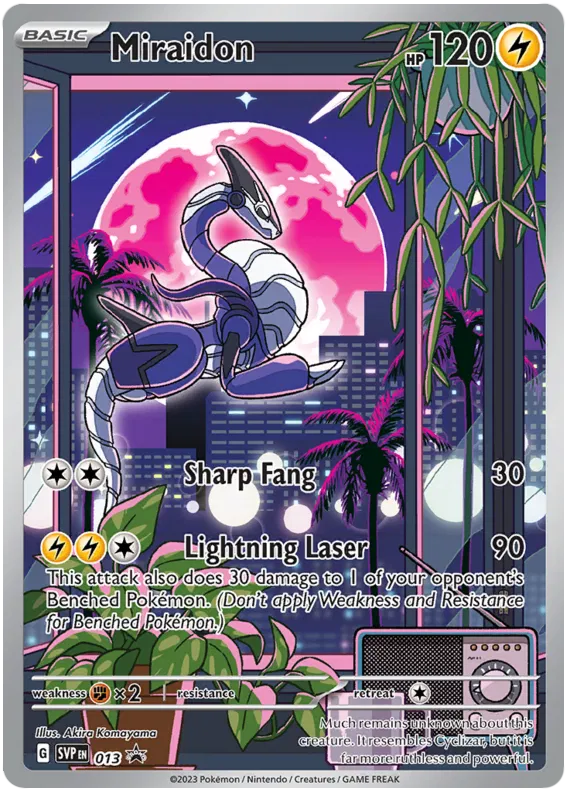 Miraidon Scarlet and Violet Promo 013/215