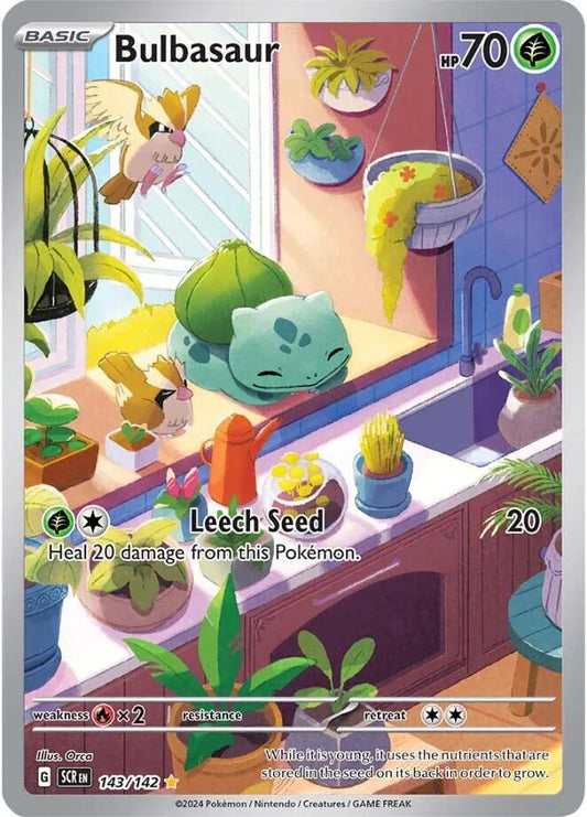 PSA 9 Bulbasaur (143/142) IR Stellar Crown