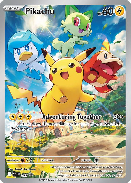 Image of Pikachu Scarlet and Violet Promos (svp) #027