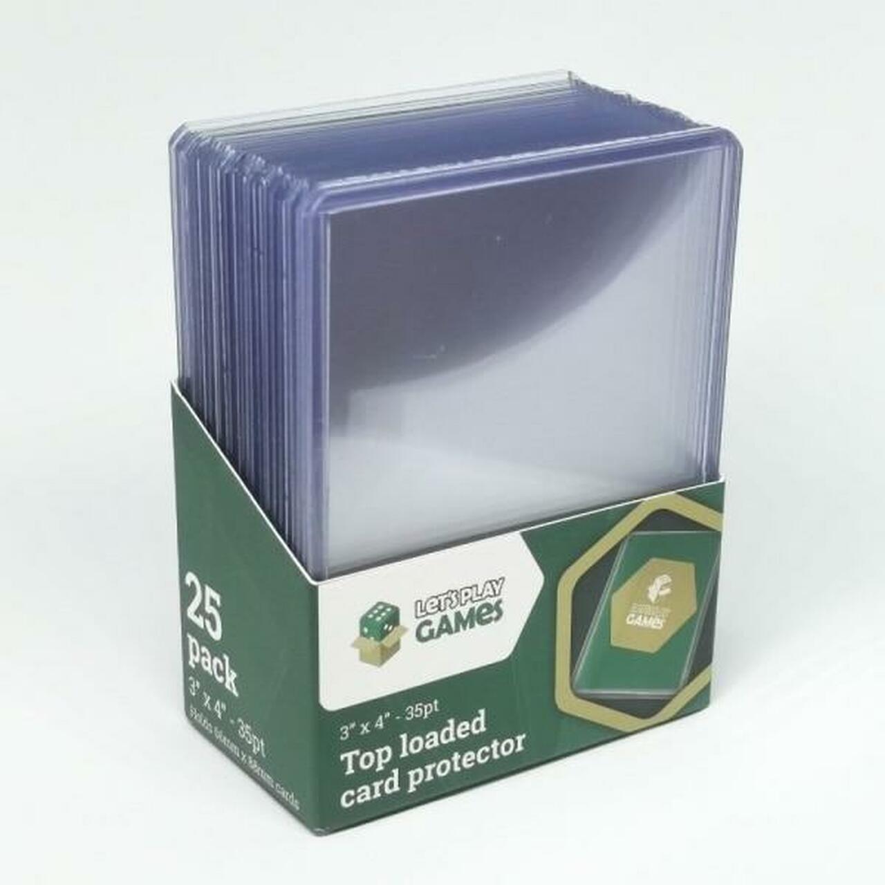 LPG Essentials Toploaders  3"x4" 35pt (25-Pack)